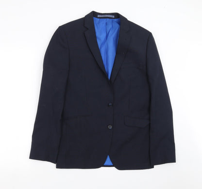 Mens UK Size M Marks and Spencer Regular Blue Suit Jacket
