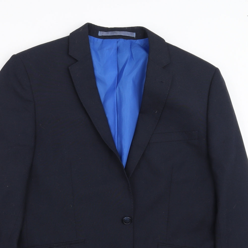 Mens UK Size M Marks and Spencer Regular Blue Suit Jacket