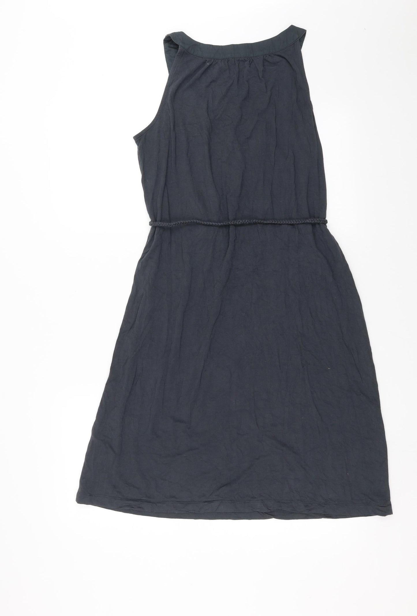 Monsoon Womens Grey   Shift  Size M  - beaded neck line