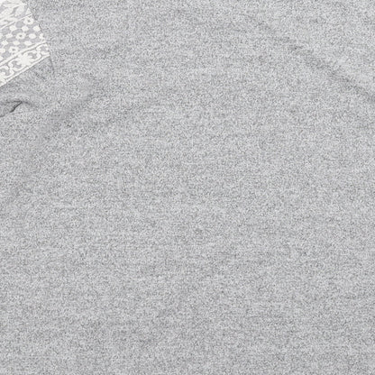Flora Nikrooz Womens Grey   Pullover Jumper Size M  - Lace Sleeve detail