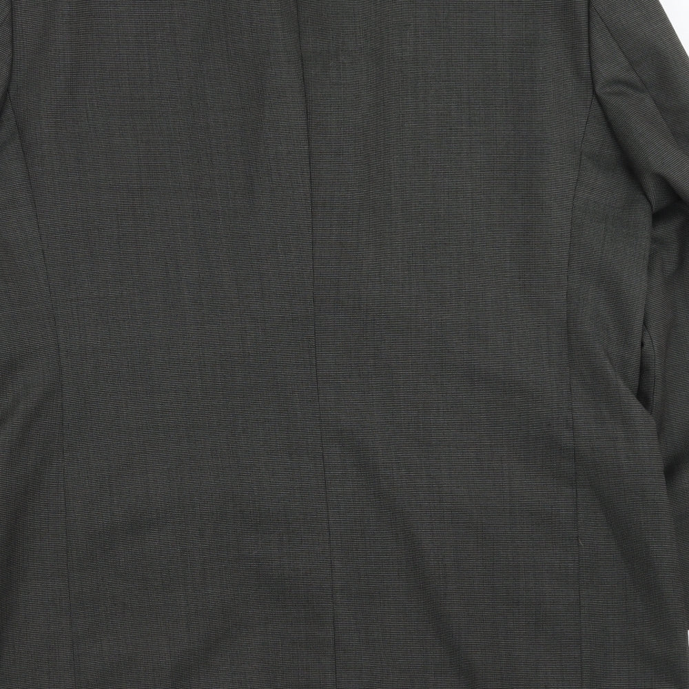 Mens UK Size 40 Charlton Gray Regular Grey Suit Jacket