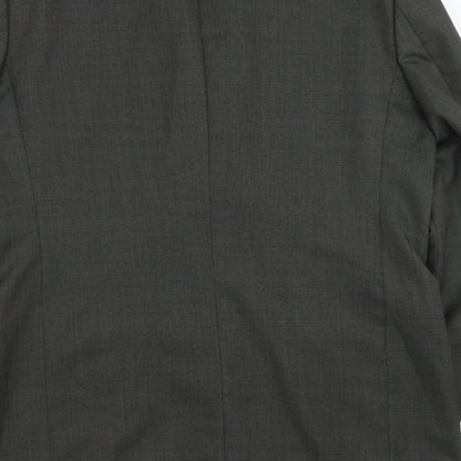 Mens UK Size 40 Charlton Gray Regular Grey Suit Jacket