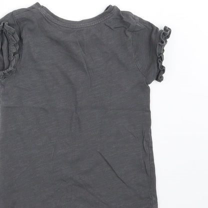TU Girls Grey   Basic T-Shirt Size 2-3 Years
