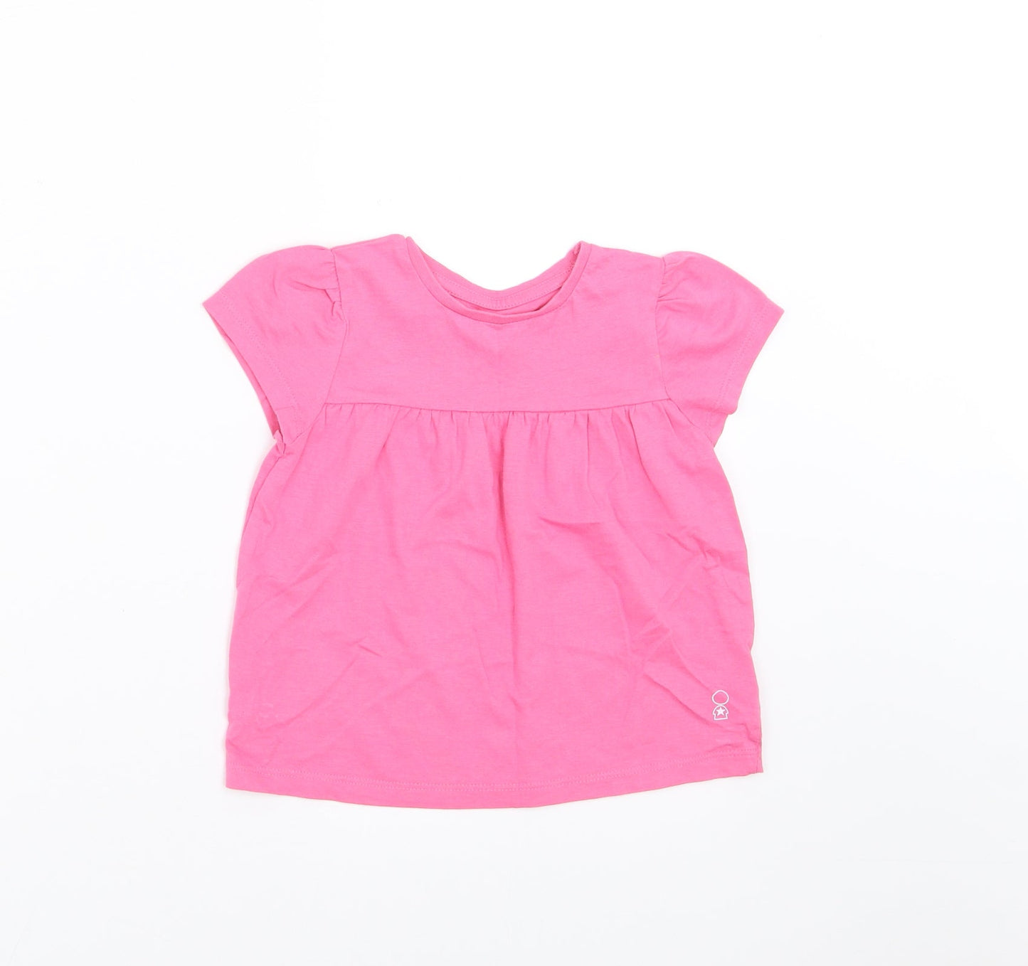 Mothercare Girls Pink   Basic T-Shirt Size 2-3 Years