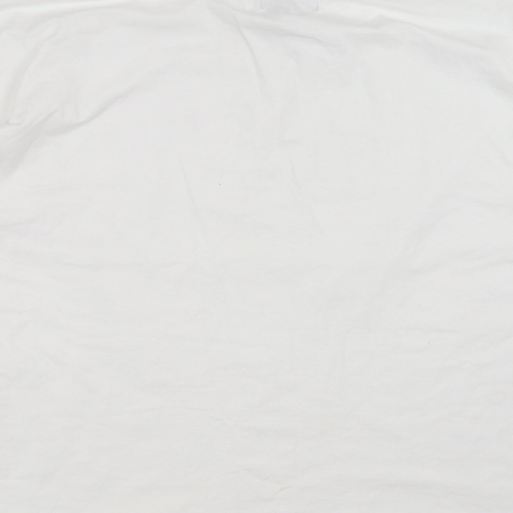 Womens UK Size 12 Missguided White Basic T-Shirt