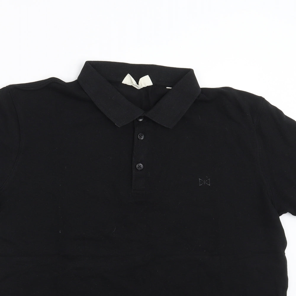 Tailored Originals Mens Black    Polo Size S