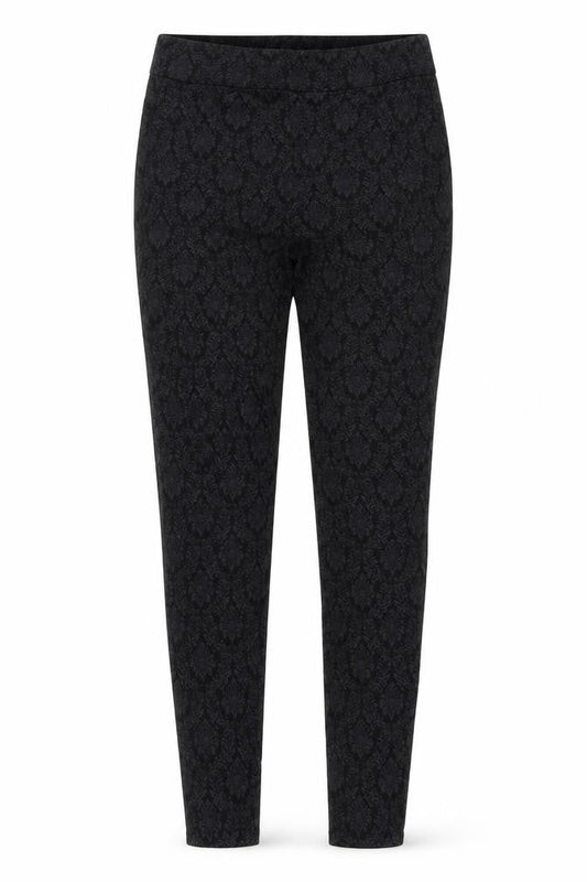 Tu Womens Black Geometric Denim Jegging Jeans Size 10 L28 in