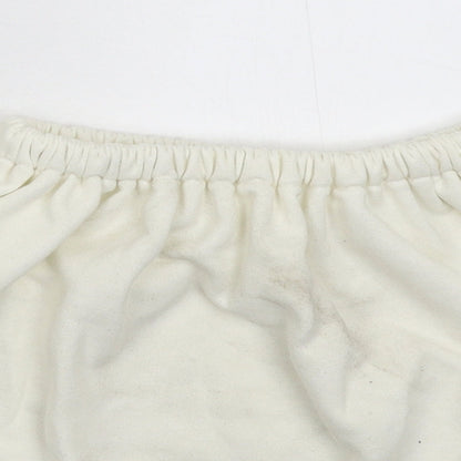 Baziic Womens White   Mini Skirt Size 26 in
