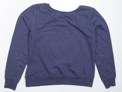 Peacocks Womens Blue   Pullover Sweatshirt Size S