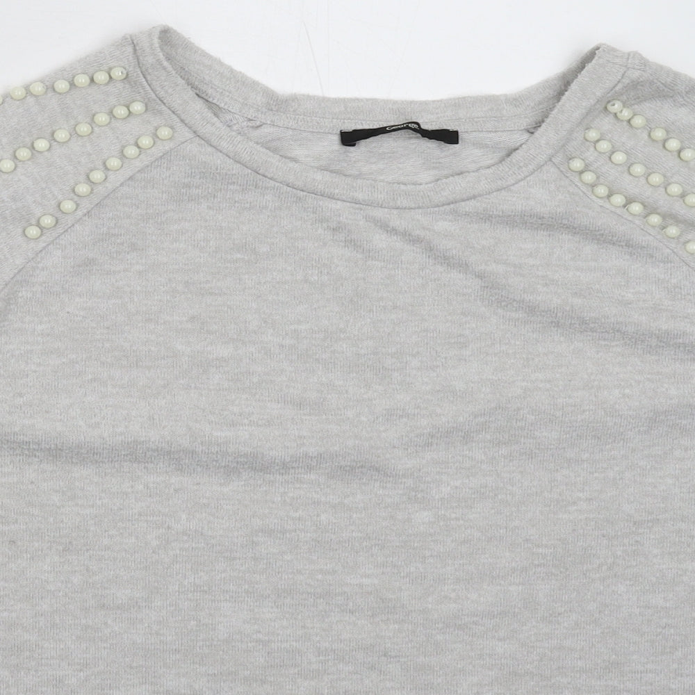 George Womens Grey  Knit Pullover Jumper Size L