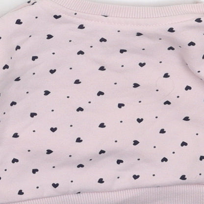 Primark Girls Pink   Pullover Jumper Size 0-3 Months