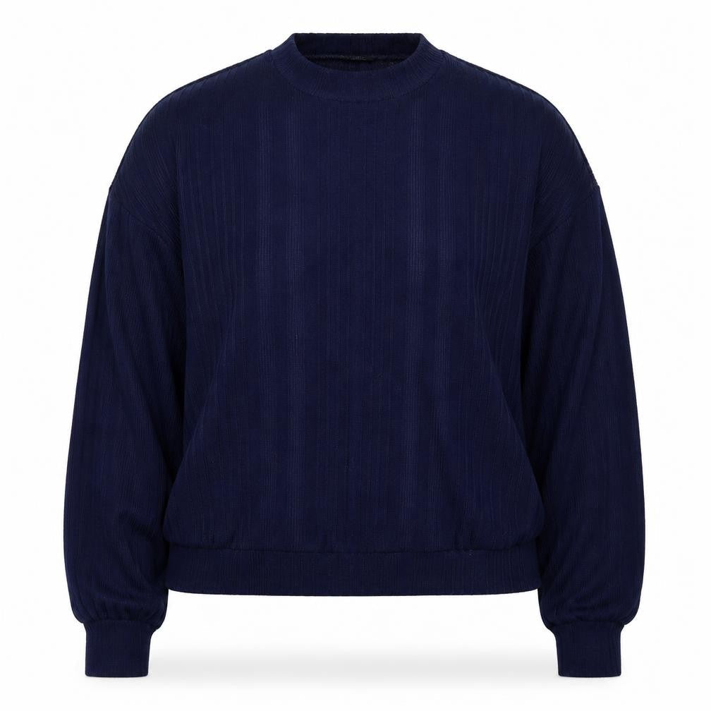 SheIn Womens Blue  Knit Pullover Jumper Size L