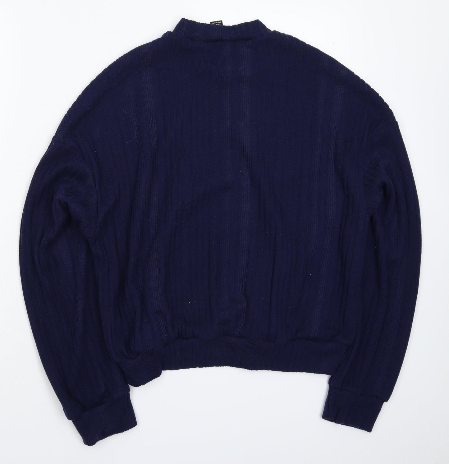 SheIn Womens Blue  Knit Pullover Jumper Size L