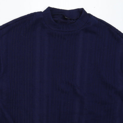 SheIn Womens Blue  Knit Pullover Jumper Size L