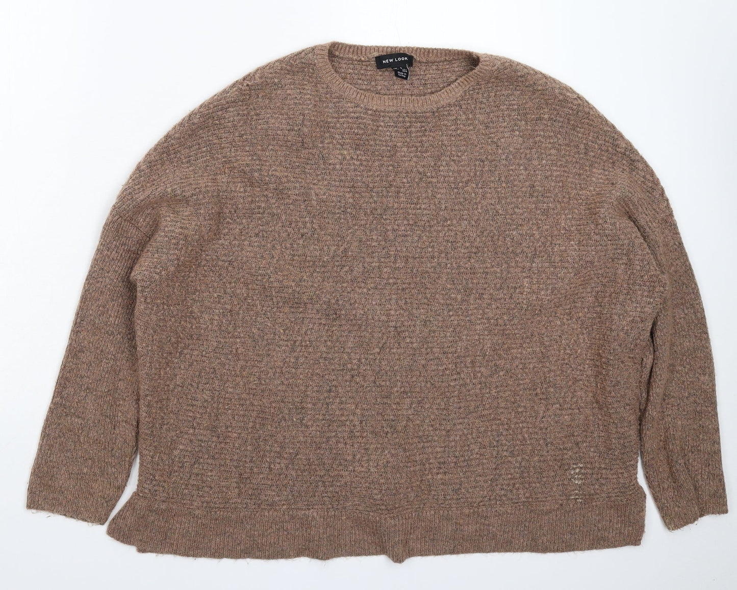 Womens UK Size S New Look Grey Pullover Jumper