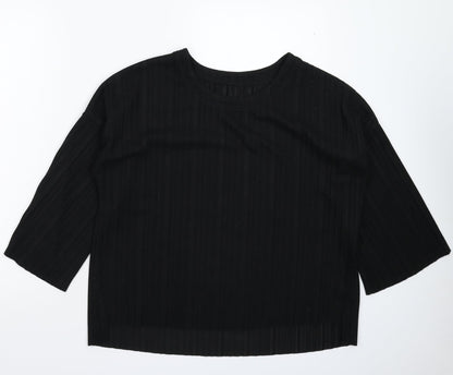 Womens UK Size XL Preworn Black Pullover Jumper