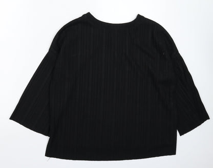 Womens UK Size XL Preworn Black Pullover Jumper
