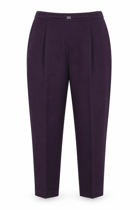 Womens UK Size 32 Berkertex Regular Fit  Purple Trousers