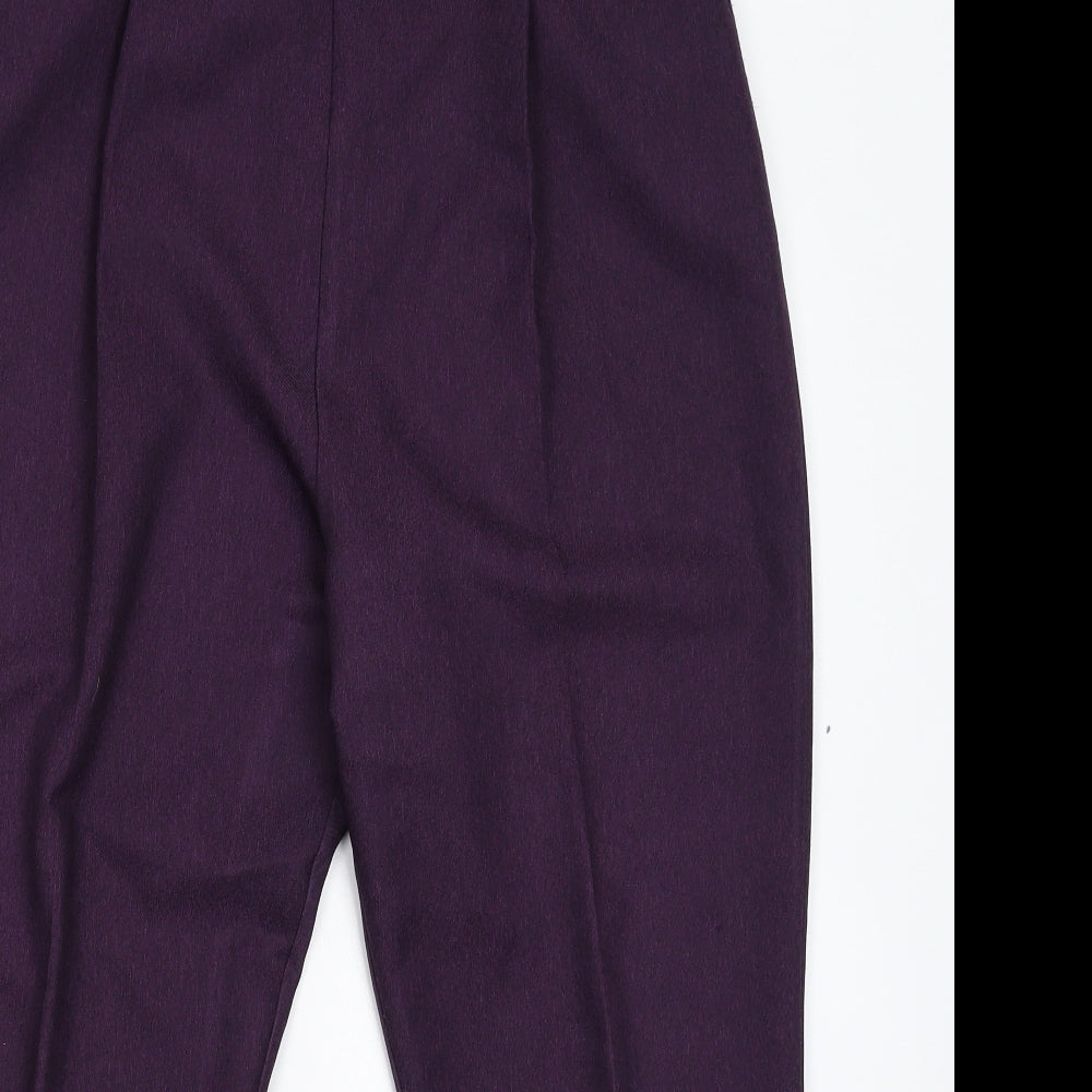 Womens UK Size 32 Berkertex Regular Fit  Purple Trousers