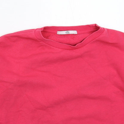 Marks and Spencer Girls Pink   Pullover Sweatshirt Size 11-12 Years