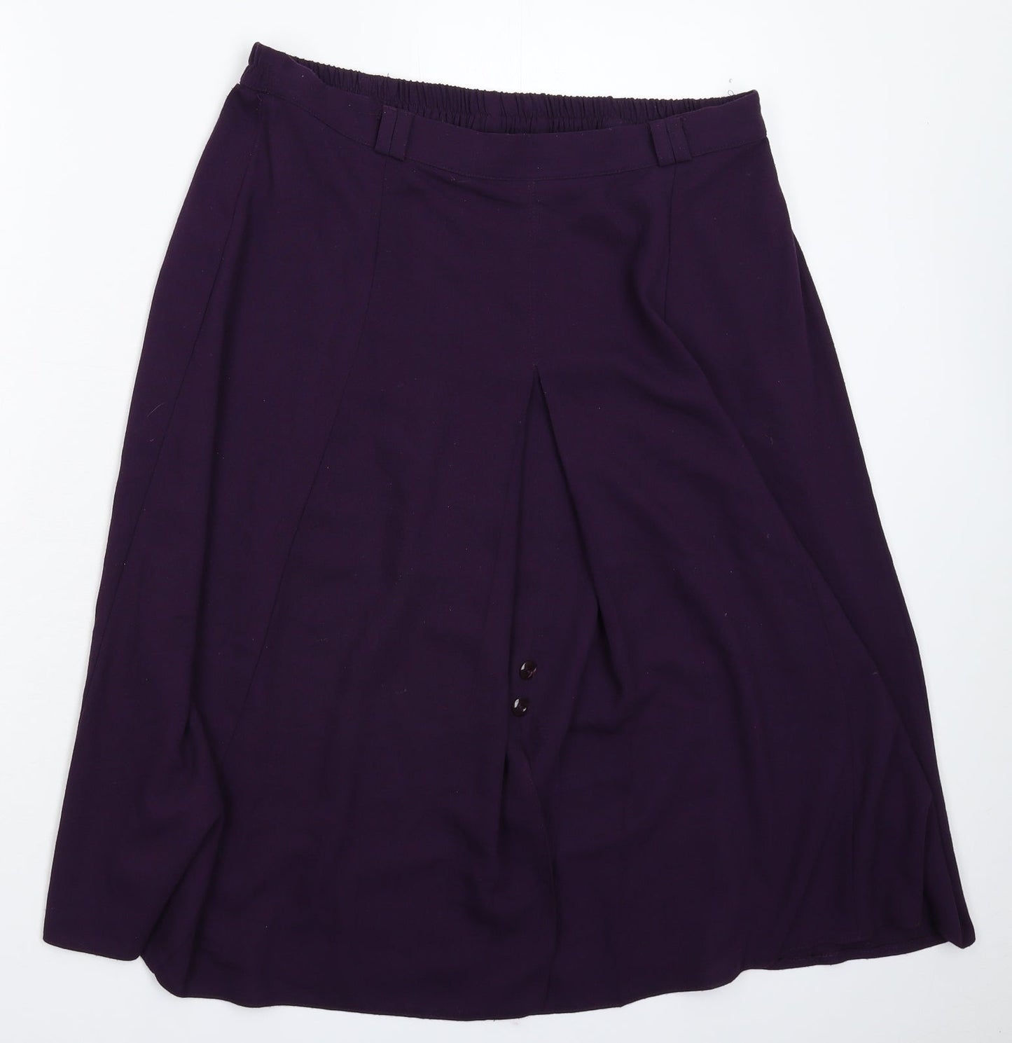 Berkertex Womens Purple   Flare Skirt Size 36 in