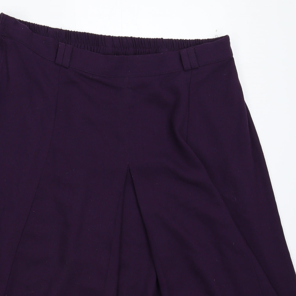 Berkertex Womens Purple   Flare Skirt Size 36 in