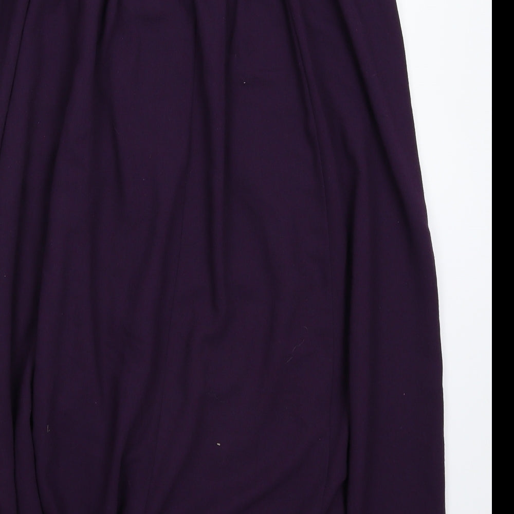 Berkertex Womens Purple   Flare Skirt Size 36 in