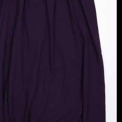 Berkertex Womens Purple   Flare Skirt Size 36 in
