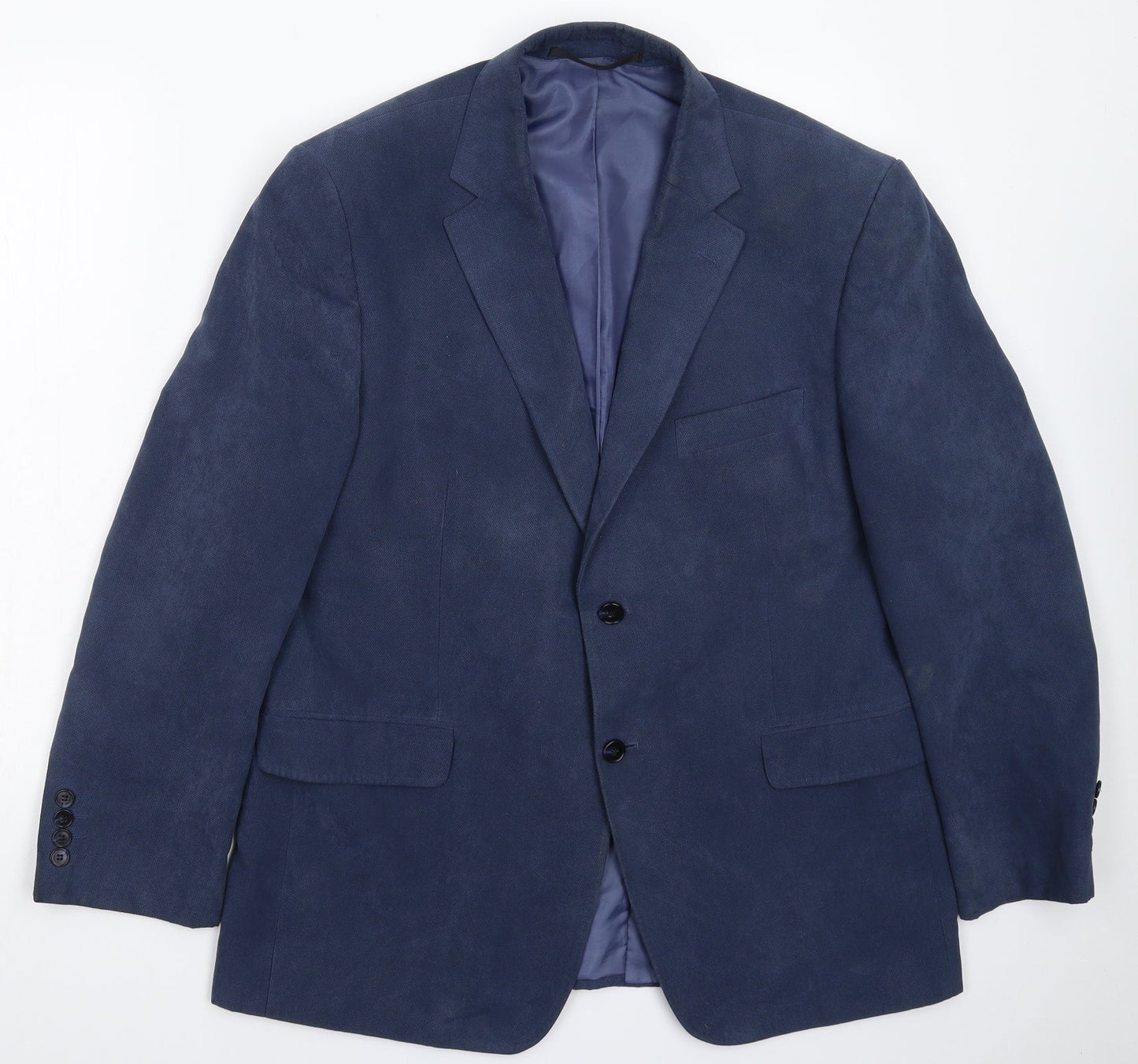 Mens UK Size 42 Marks and Spencer Regular Blue Suit Jacket