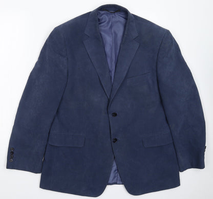 Mens UK Size 42 Marks and Spencer Regular Blue Suit Jacket