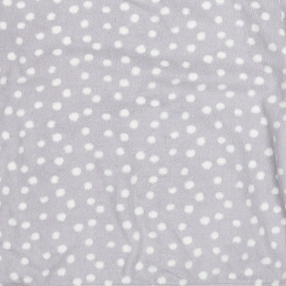 Marks and Spencer Womens Grey Polka Dot Fleece Top Pyjama Top Size 10