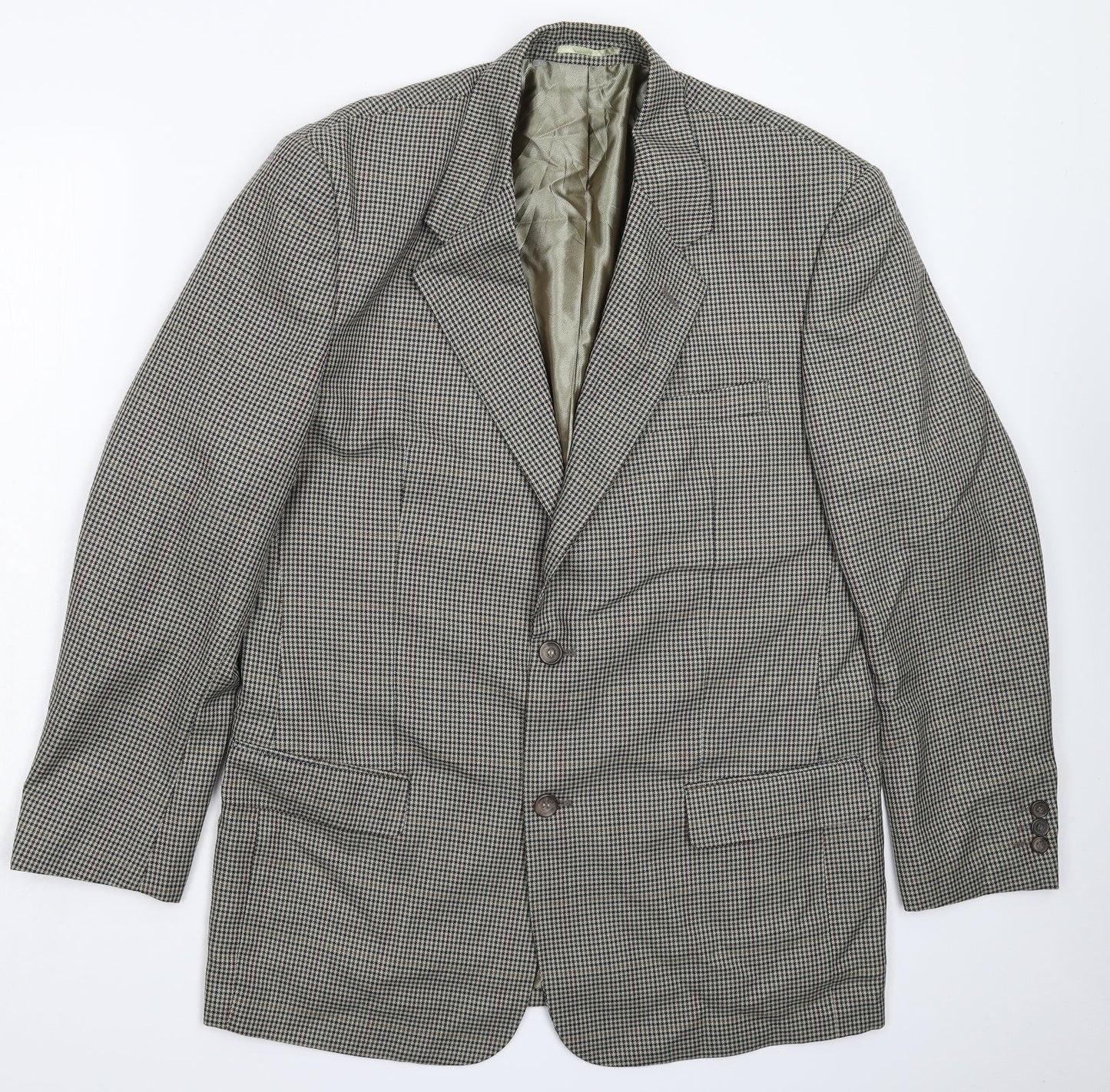 Mens UK Size 40 Preworn Regular Multicoloured Suit Jacket