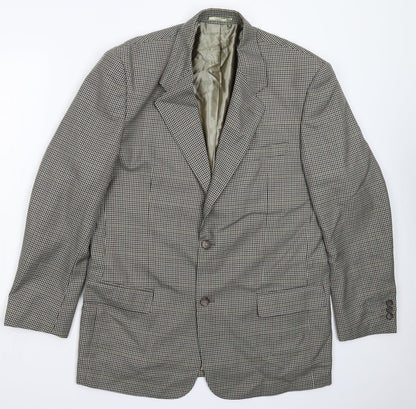Mens UK Size 40 Preworn Regular Multicoloured Suit Jacket