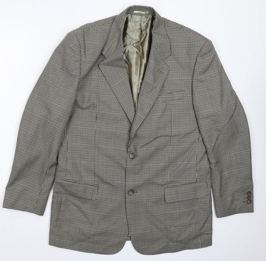 Mens UK Size 40 Preworn Regular Multicoloured Suit Jacket