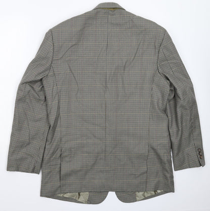 Mens UK Size 40 Preworn Regular Multicoloured Suit Jacket