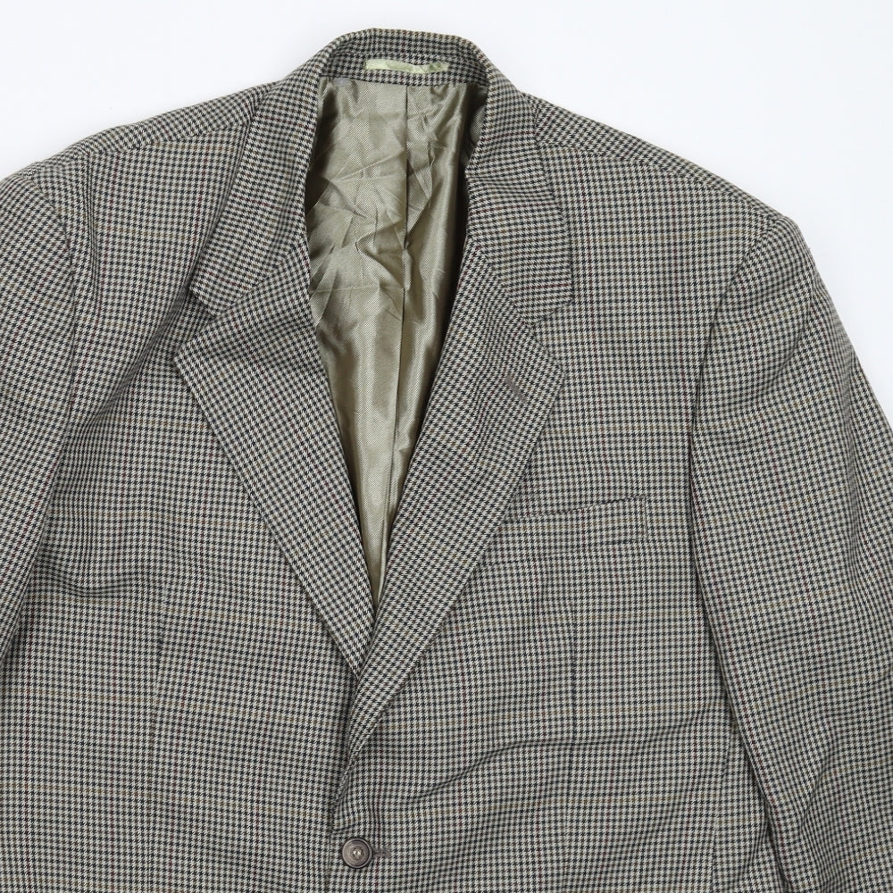 Mens UK Size 40 Preworn Regular Multicoloured Suit Jacket