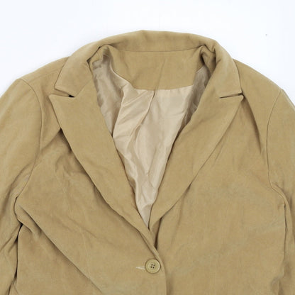 Womens UK Size 12 NL Collection Regular Beige Blazer