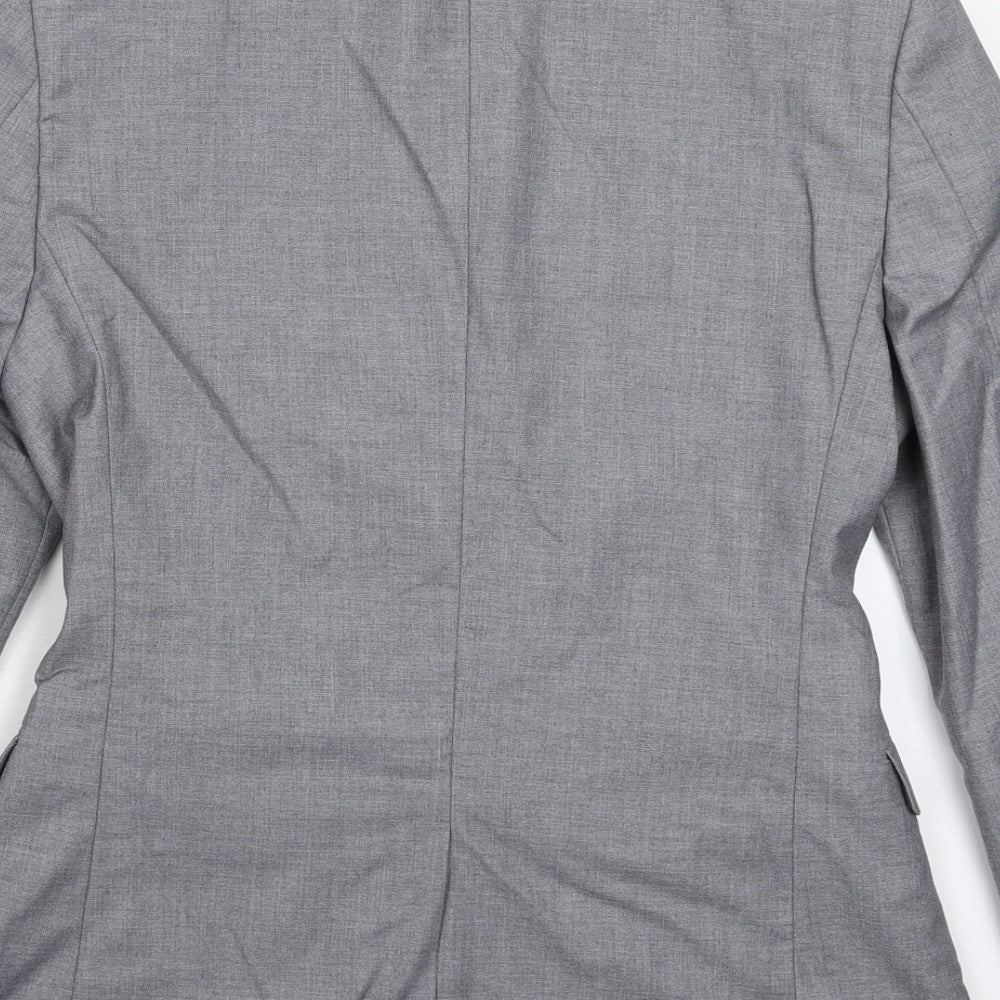 Mens UK Size 36 Topman Regular Grey Suit Jacket