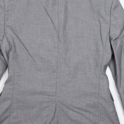 Mens UK Size 36 Topman Regular Grey Suit Jacket