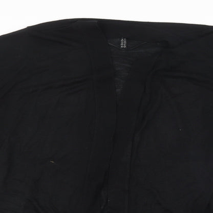 Womens UK Size L Preworn Black Cardigan Jumper