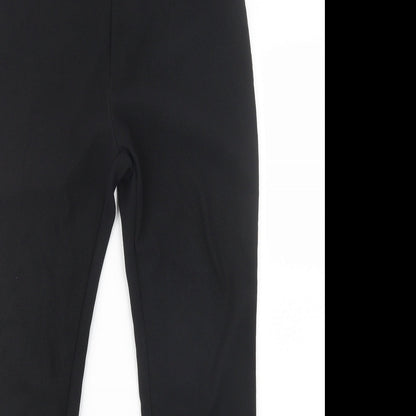 Preworn Womens Black   Trousers  Size 16 L30 in