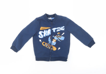 Preworn Boys Blue   Basic Jacket Jacket Size 9-12 Months
