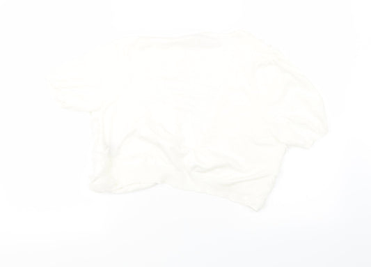 Womens UK Size L Preworn White Jacket