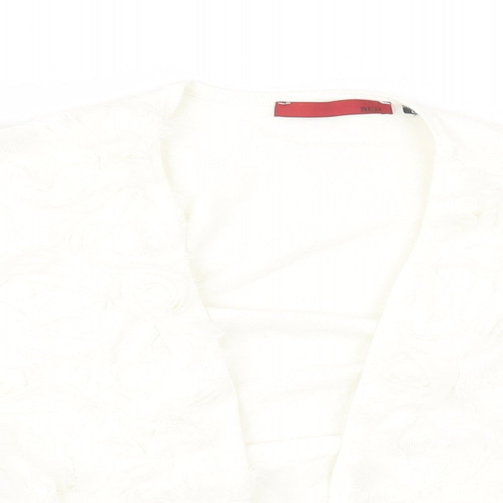 Womens UK Size L Preworn White Jacket