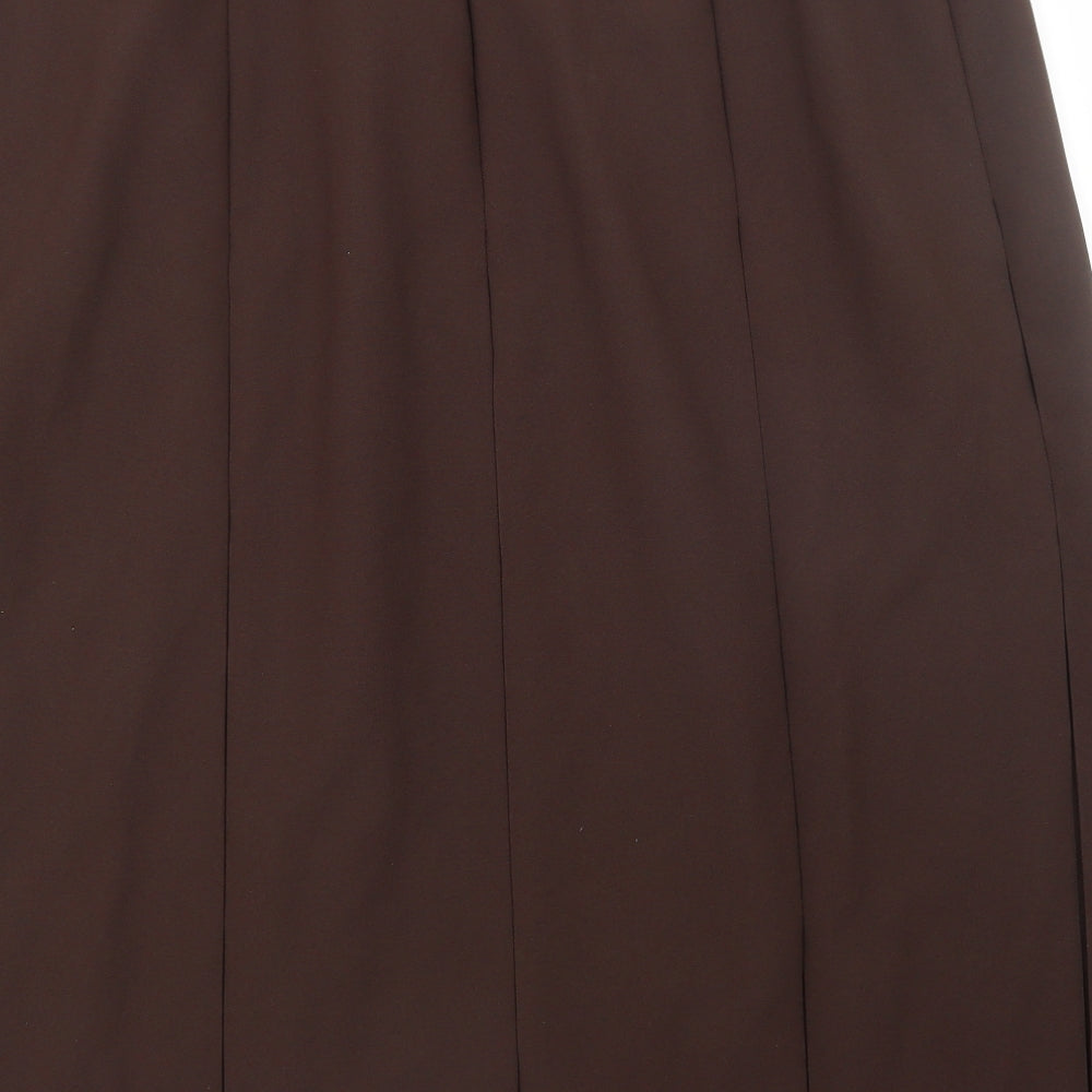 Damart Womens Brown   A-Line Skirt Size 42