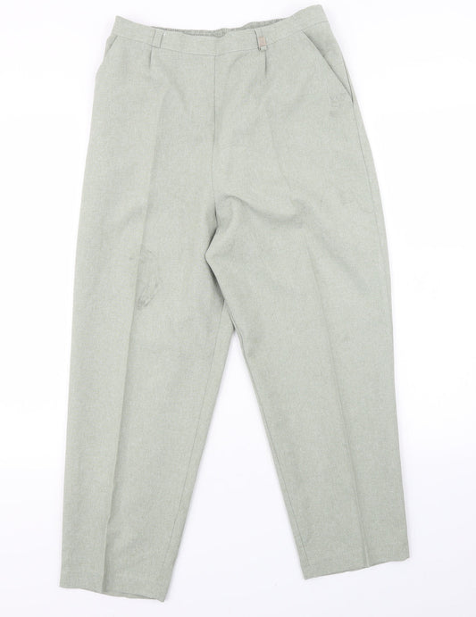 Classics Womens Green   Trousers  Size 14 L30 in
