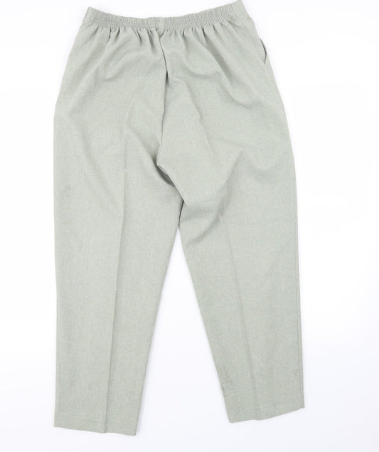 Classics Womens Green   Trousers  Size 14 L30 in