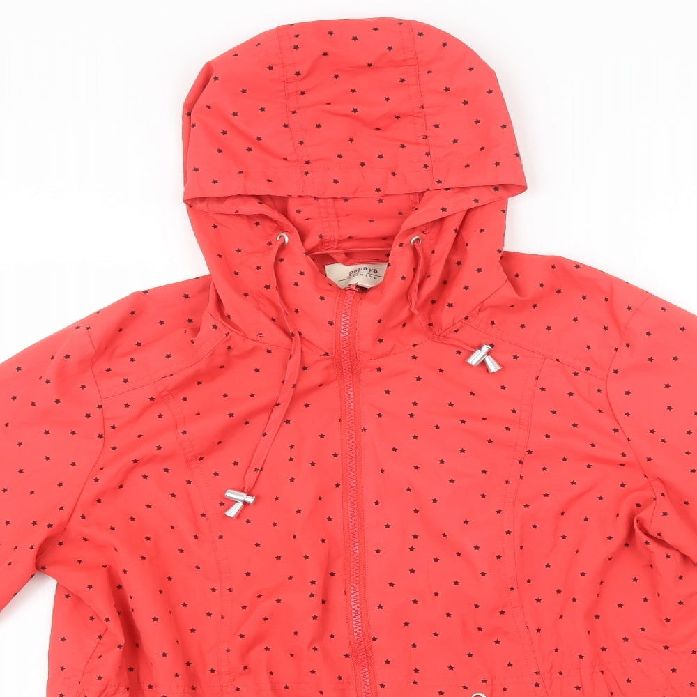 Matalan Womens Red Polka Dot  Jacket  Size 12