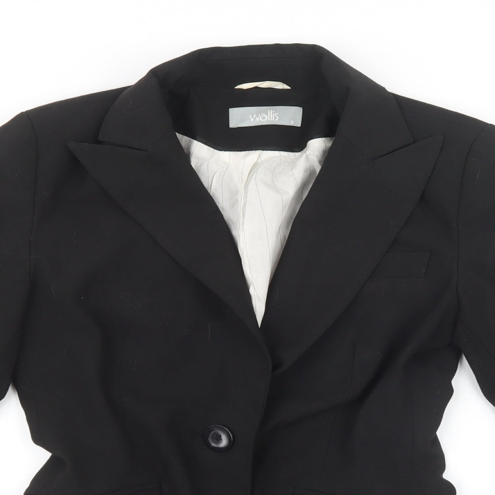 Womens UK Size 8 Wallis Black Jacket