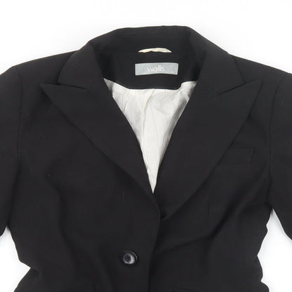 Womens UK Size 8 Wallis Black Jacket